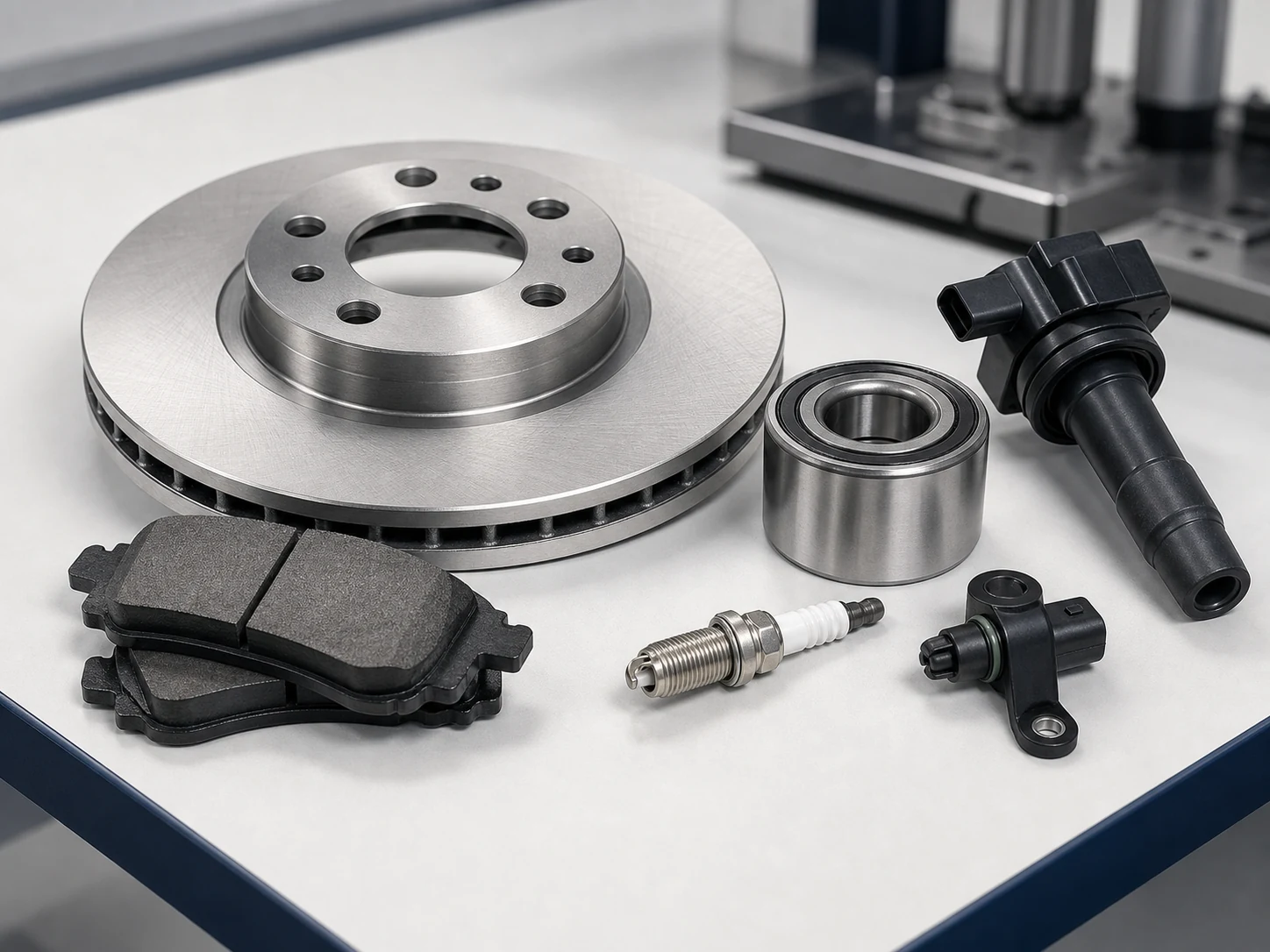 Genuine automotive components ready for supply